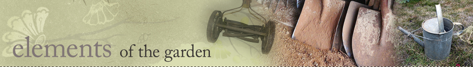 Elements of the Garden Page Banner